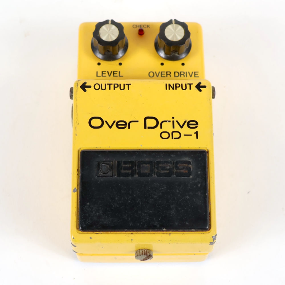 【中古】 オーバードライブ エフェクター BOSS OD-1 Over Drive Silver Screw 銀ネジ 1980年製 ギターエフェクター