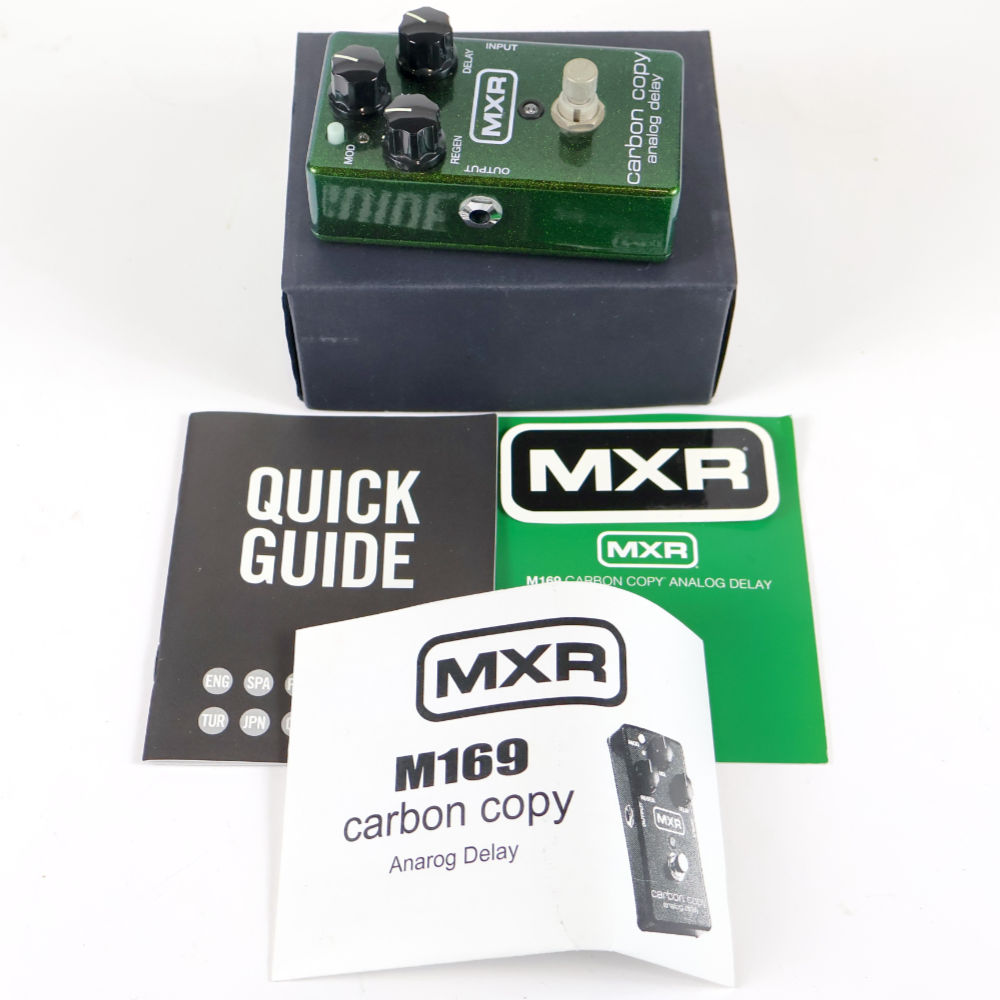 【中古】 アナログディレイ エフェクター MXR M-169 Carbon Copy Analog Delay カーボンコピー ディレイ ギターエフェクター M169 付属品