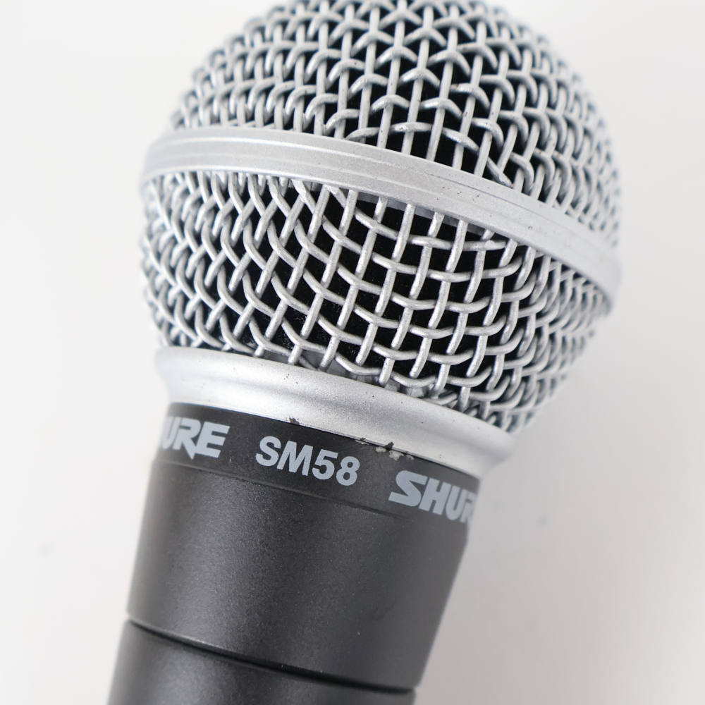 【中古】 マイク ダイナミックマイク ボーカル用 SHURE SM58 シュアー 58 ゴッパ シュア グリル