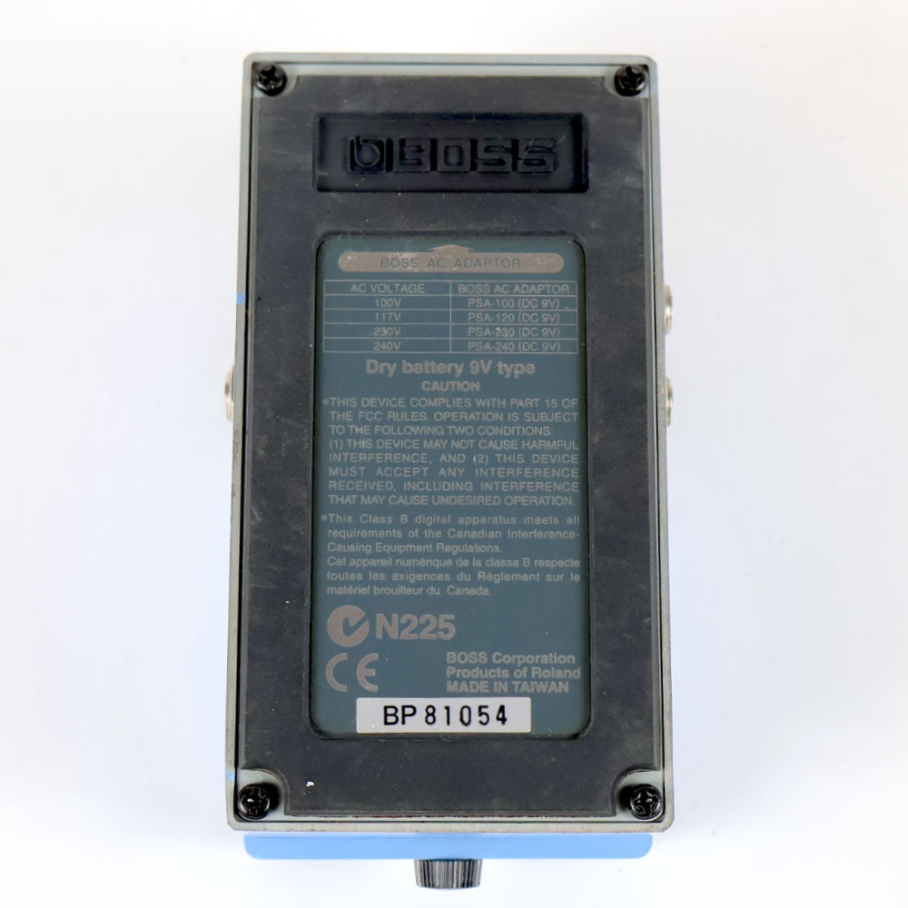 【中古】スーパーコーラス エフェクター BOSS CH-1 Super Chorus ギターエフェクター コーラス 裏面