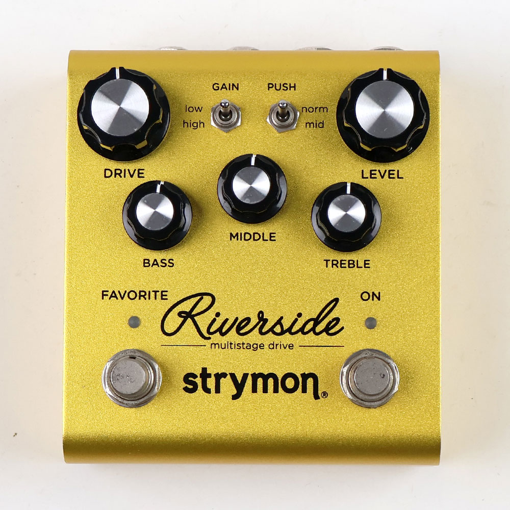 【中古】 オーバードライブ ストライモン strymon Riverside マルチステージドライブ 正面