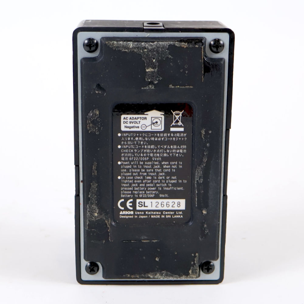 【中古】 コーラス エフェクター ARION SCH-Z STEREO CHORUS ギターエフェクター 背面