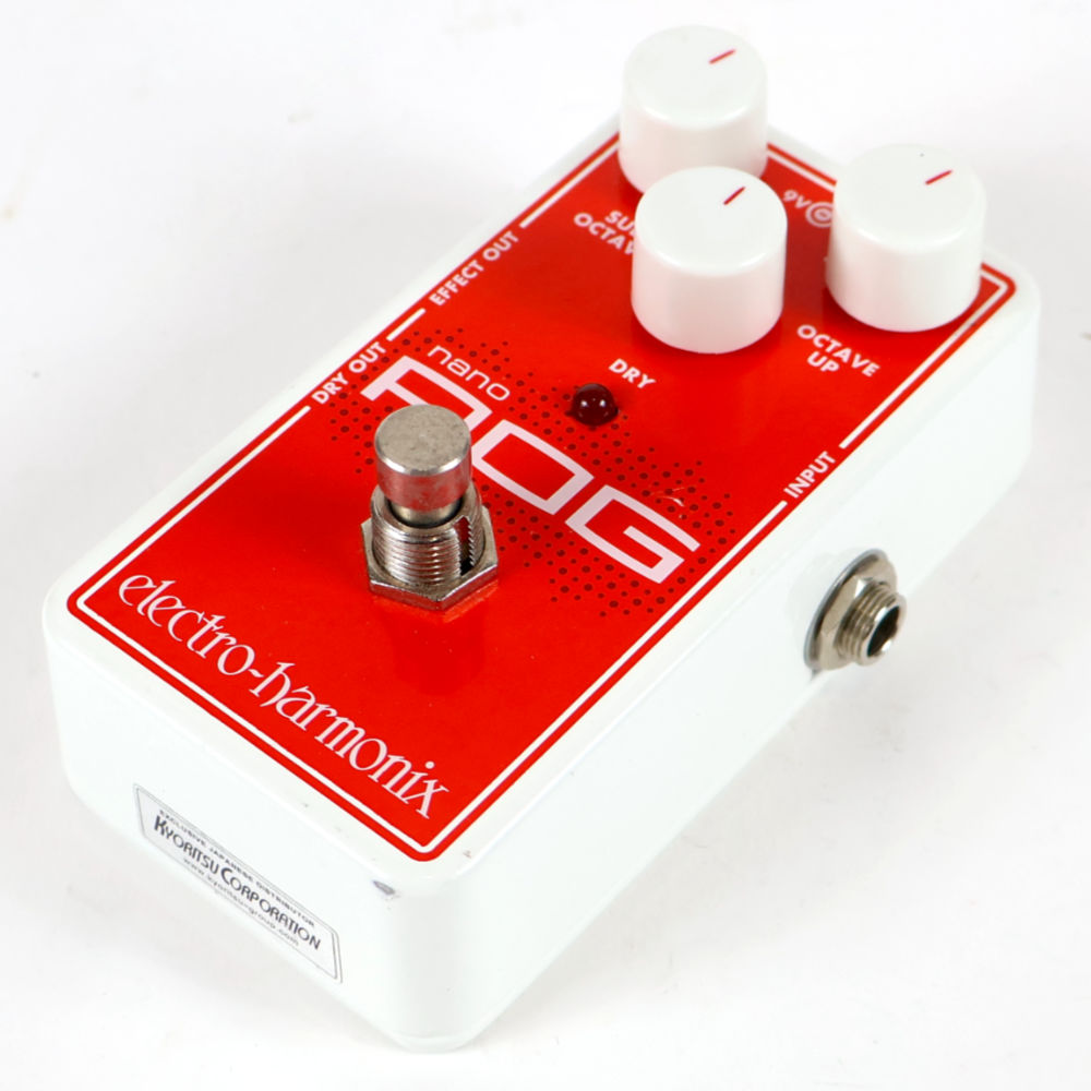 【中古】 オクターバー エフェクター ELECTRO-HARMONIX nano POG Polyphonic Octave Generator ギターエフェクター 右サイド