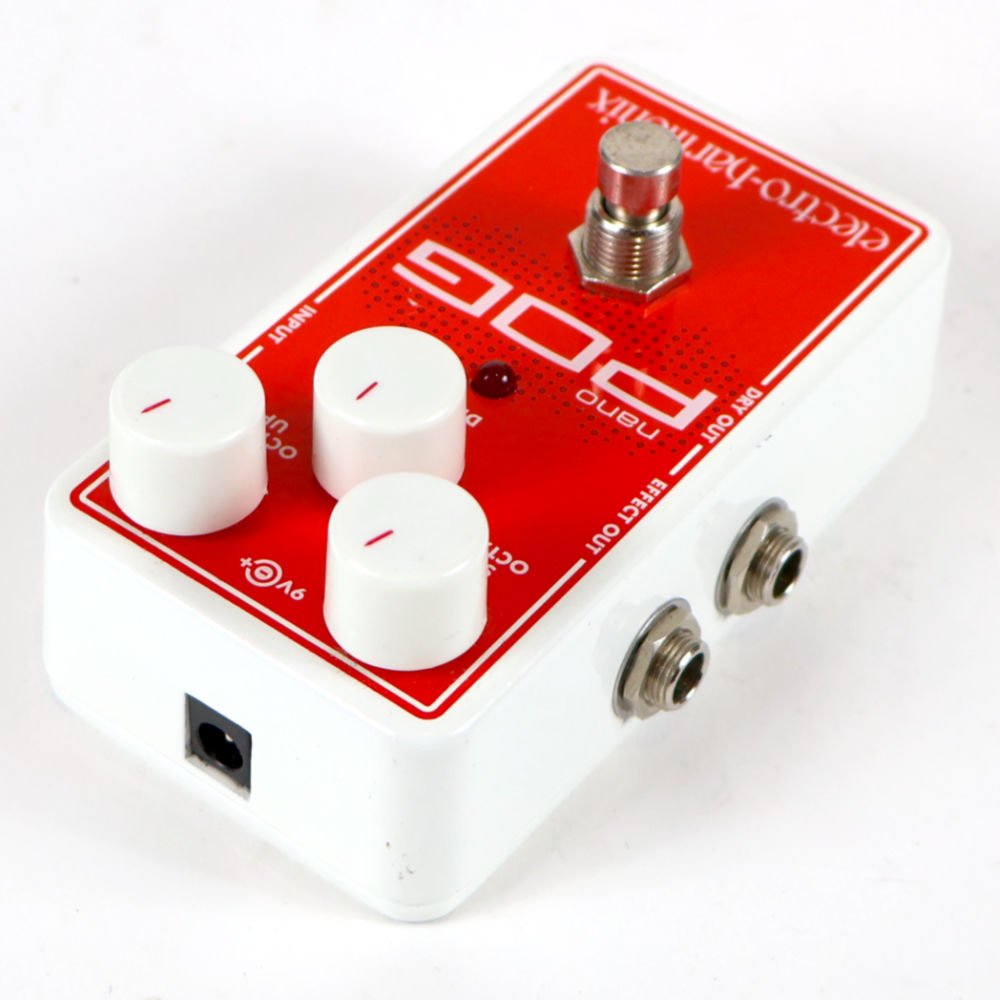 【中古】 オクターバー エフェクター ELECTRO-HARMONIX nano POG Polyphonic Octave Generator ギターエフェクター 左サイド