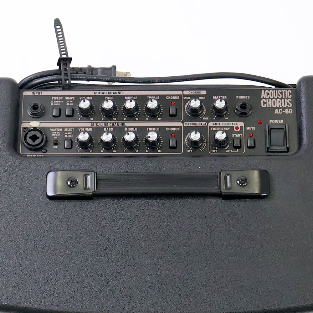 【中古】 アコギアンプ ローランド ROLAND AC-60 アコースティックギター用アンプ アコギアンプ コントロール