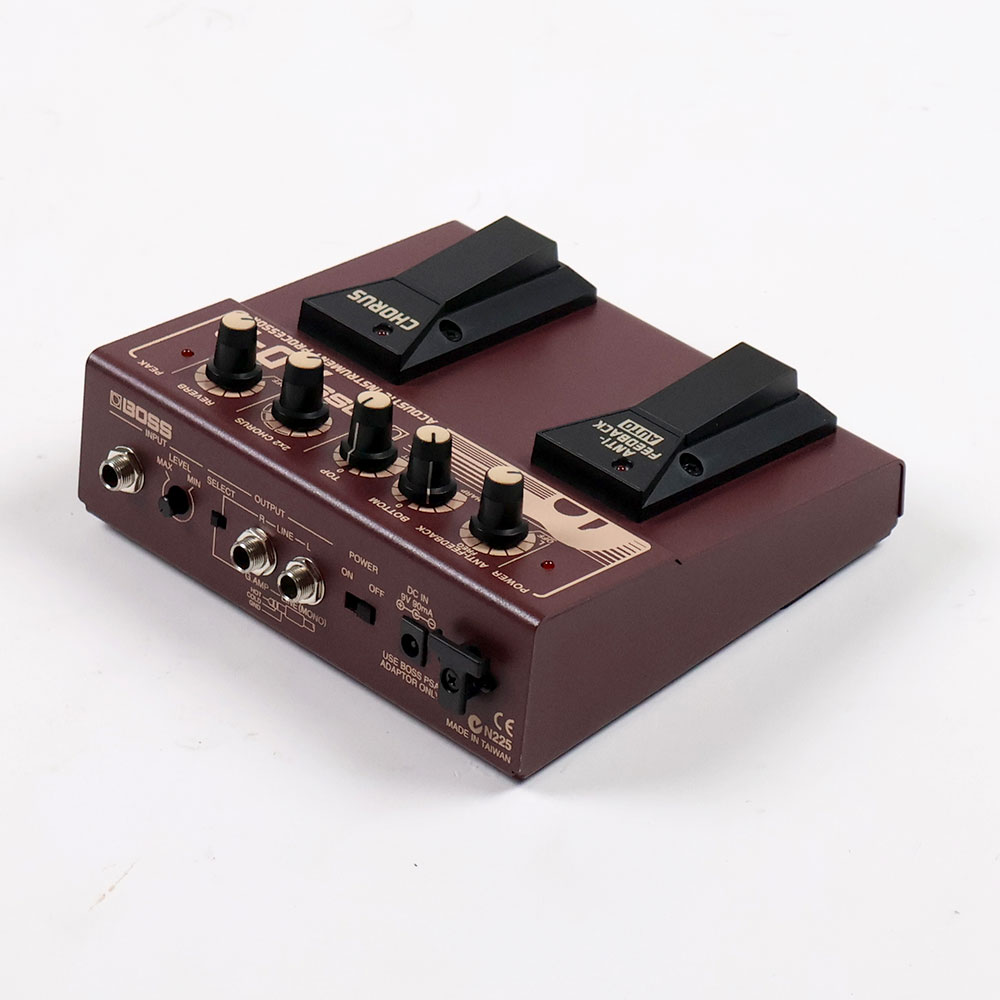 【中古】アコースティックプロセッサー BOSS AD-3 ACOUSTIC INSTRUMENT PROCESSOR ボス ギターエフェクター 全体