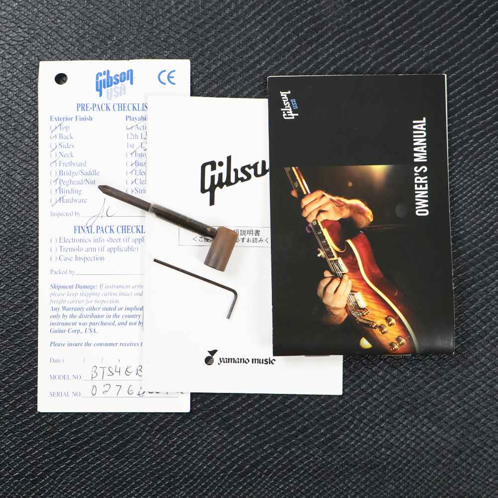 【中古】Gibson ギブソン Thunderbird Studio Ebony 2005年製 サンダーバード スタジオ 4弦エレキベース 付属品画像