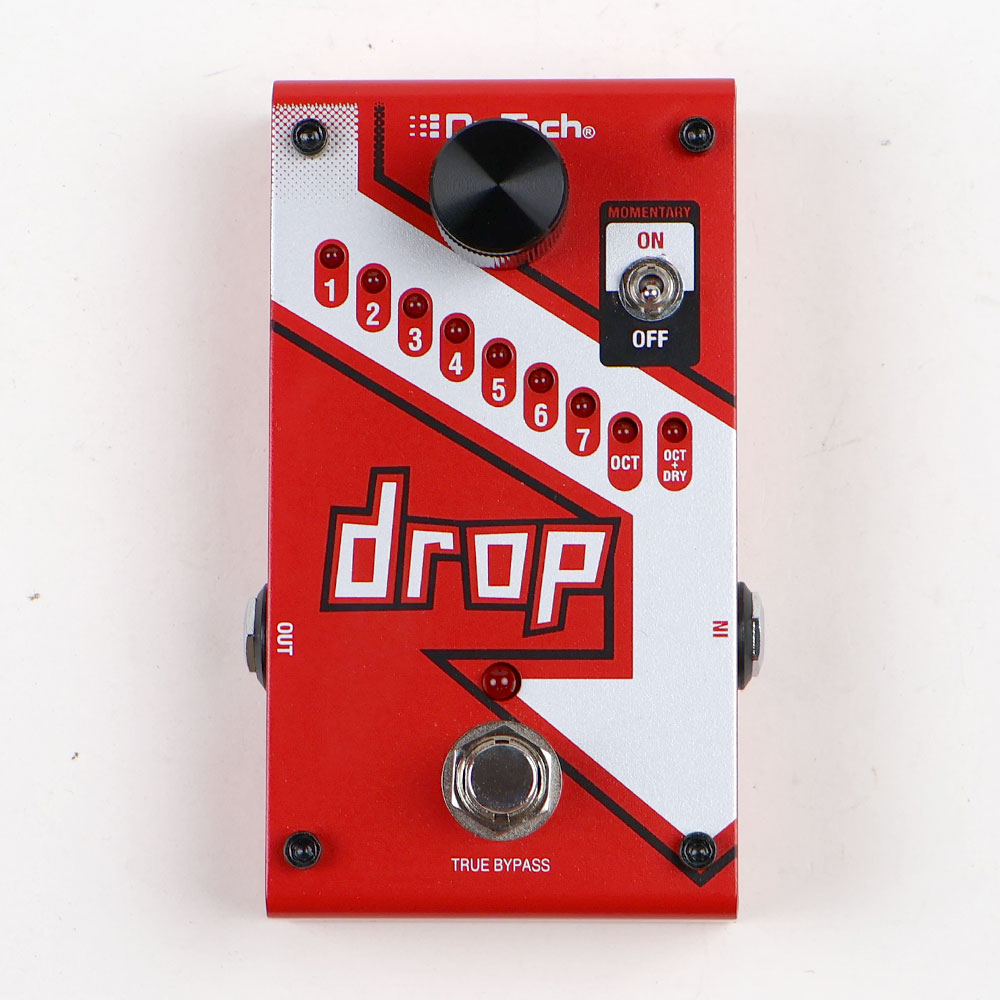 【中古】 ドロップリチューニングエフェクト DIGITECH Drop ギターエフェクター 正面