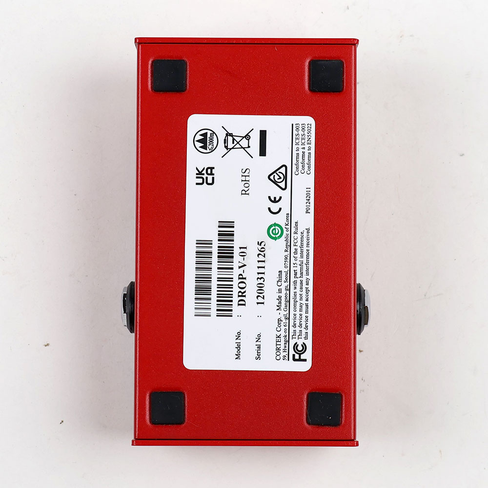 【中古】 ドロップリチューニングエフェクト DIGITECH Drop ギターエフェクター 裏面