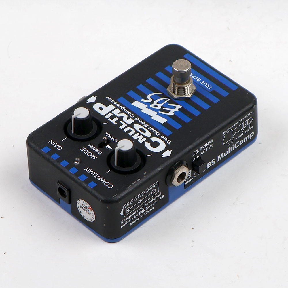 【中古】コンプレッサー エフェクター EBS MultiComp BLACK LABEL ベースエフェクター 全体