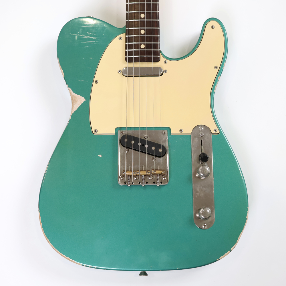 【中古】 エレキギター J.W.Black Guitars JWB-T Alder Rosewood FB Soft Aged Sherwood Green Metalic 2016年製 JWブラック 日本製 TLスタイル 3.12kg 軽量個体 詳細画像