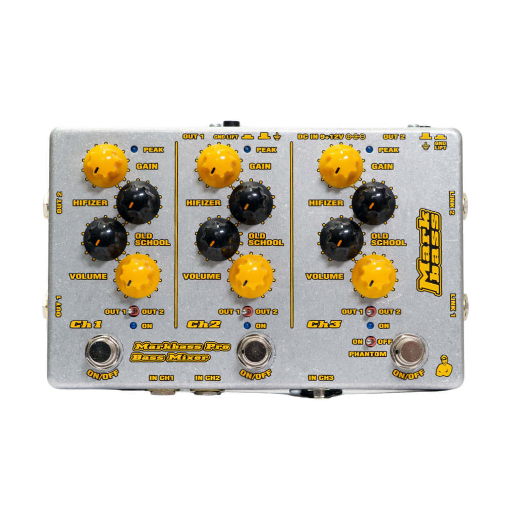 Markbass マークベース MAK-PROBMIX MB PRO BASS MIXER 3チャンネル ペダル型プロミキサー