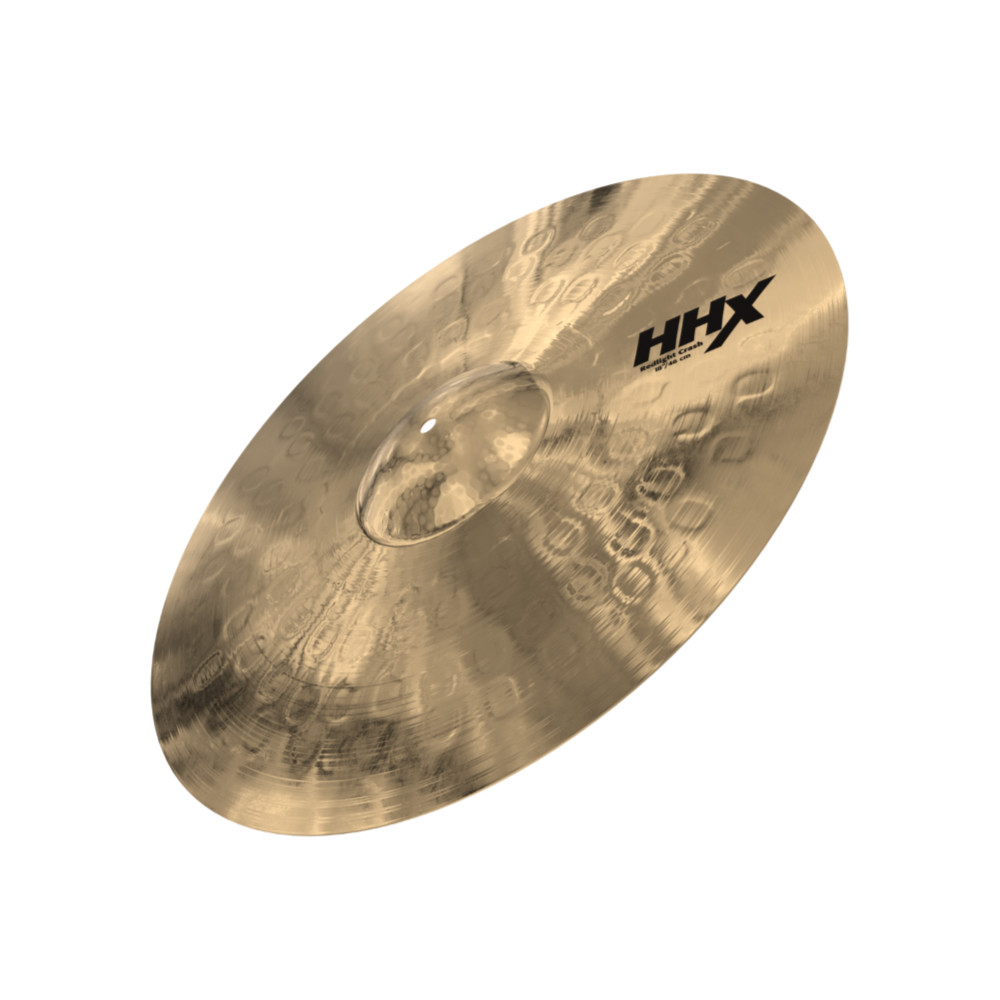 SABIAN セイビアン HHX-18RLCR-B HHX REDLIGHT CRASH 18インチ クラッシュシンバル 斜めアングル画像