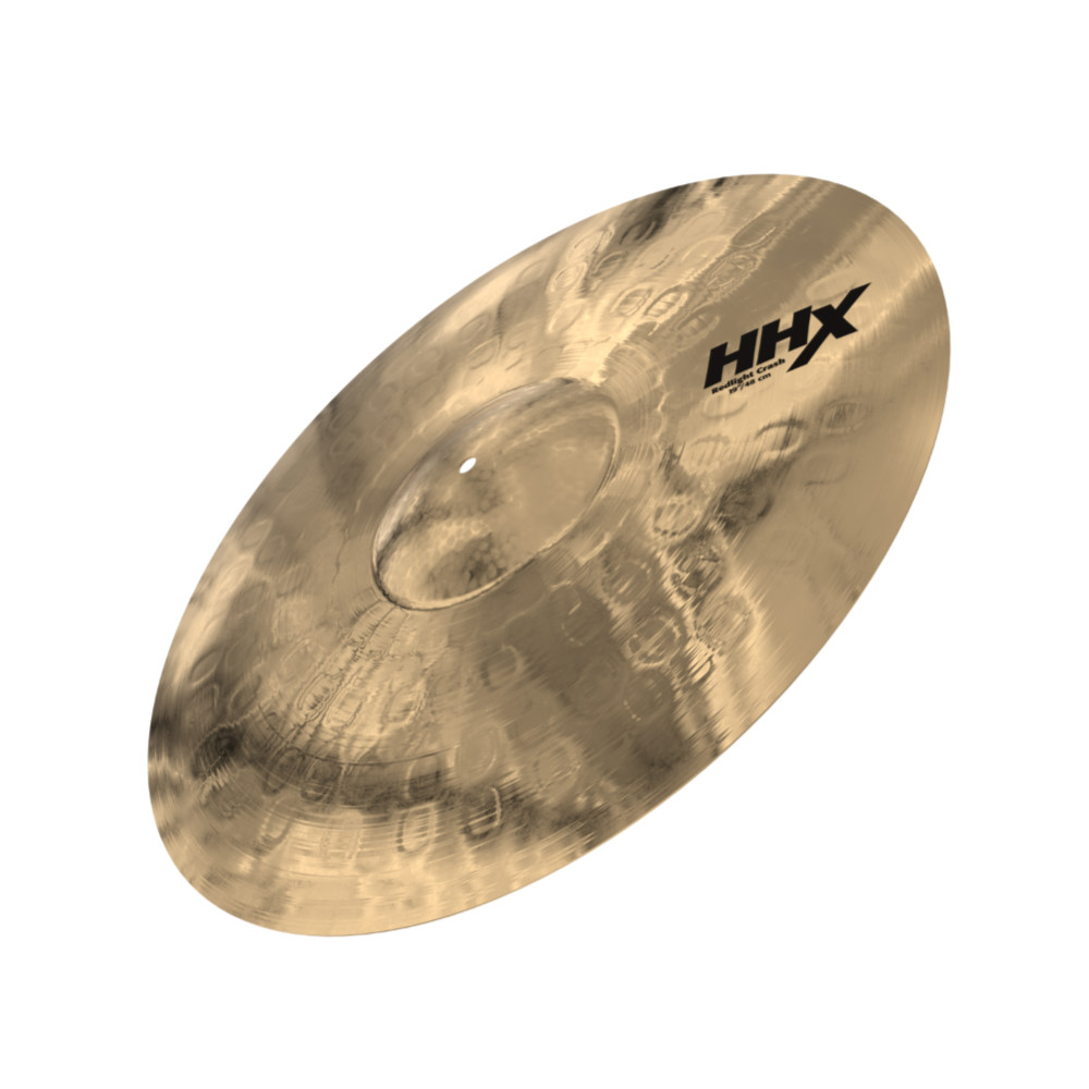 SABIAN セイビアン HHX-19RLCR-B HHX REDLIGHT CRASH 19インチ クラッシュシンバル 斜めアングル画像