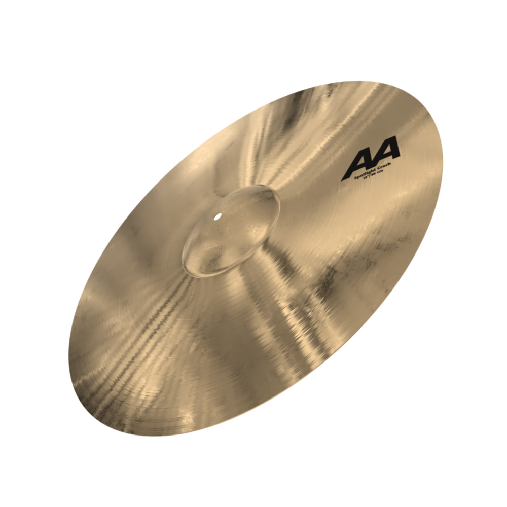 SABIAN セイビアン AA-19SLCR-B AA SPOTLIGHT CRASH 19インチ クラッシュシンバル 斜めアングル画像