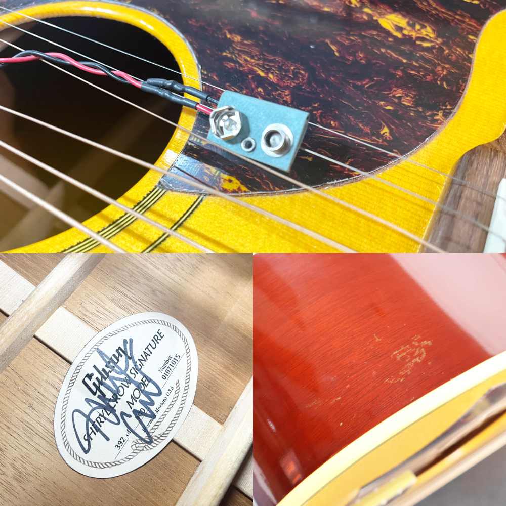 【中古】 アコースティックギター Gibson Sheryl Crow Signature Model Country Western No. 392 of 400 サイン入りラベル ギブソン シェリル・クロウモデル カントリーウェスタン 内部 傷