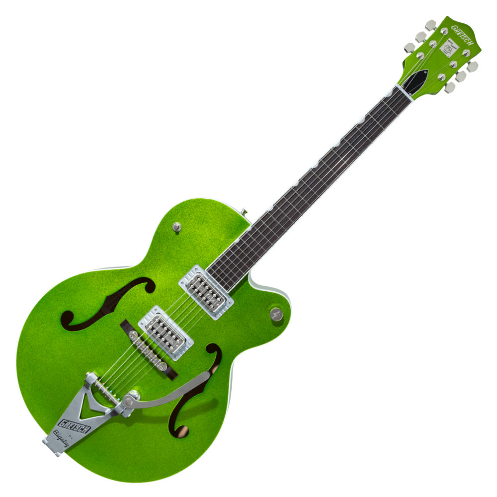 GRETSCH グレッチ G6120T-HR Brian Setzer Signature Hot Rod Hollow Body with Bigsby Extreme Coolant Green Sparkle エレキギター