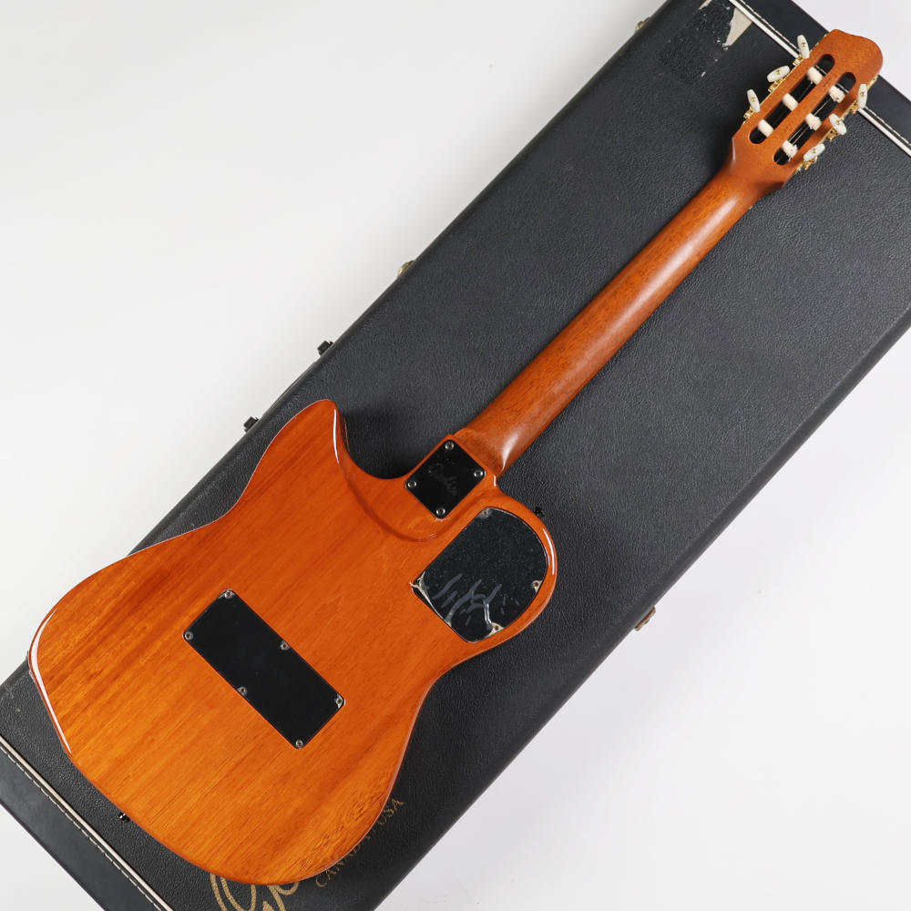 【中古】 エレガット Godin Multiac Duet Nylon Natural 1997年製 ゴダン クラシックギター ボディバック画像 