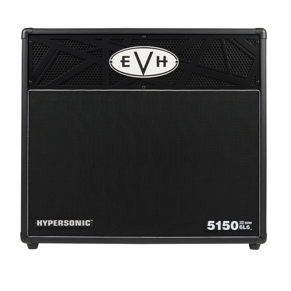 EVH イーブイエイチ 5150III Hypersonic 6L6 1x12 Black ギターアンプ コンボ 正面