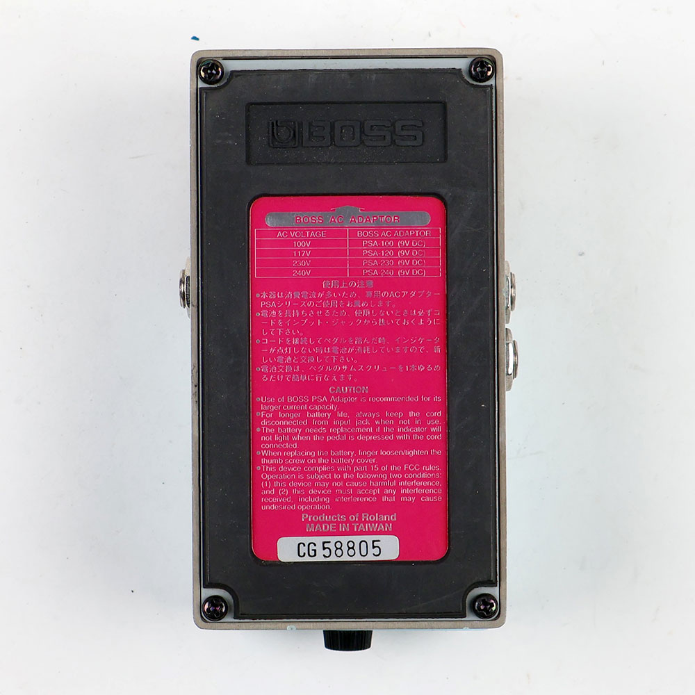 【中古】コーラスアンサンブル エフェクター BOSS CE-5 Chorus Ensemble ギターエフェクター 底面