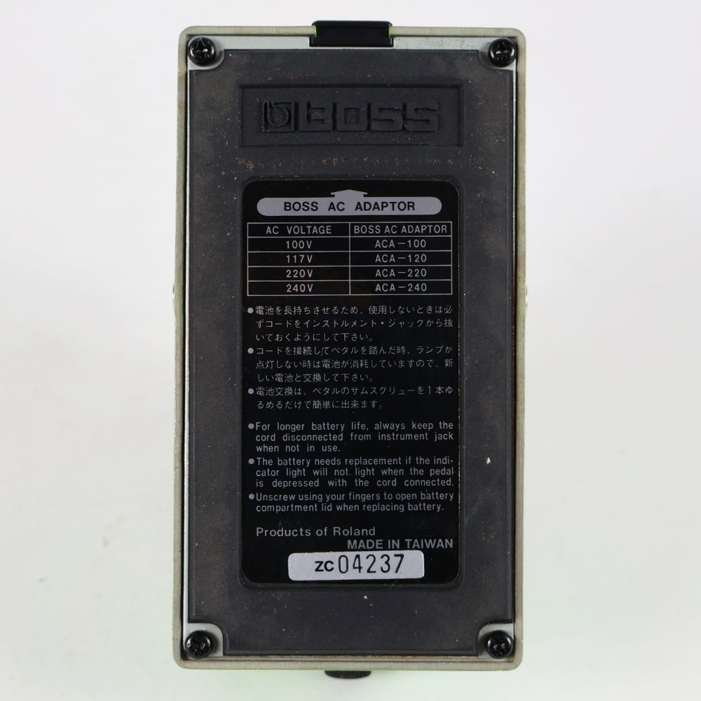 【中古】 スーパーフェイザー エフェクター BOSS PH-2 SUPER Phaser ボス ギターエフェクター 本体画像 裏