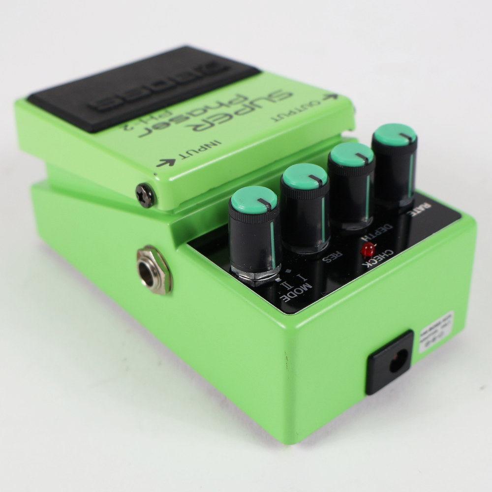 【中古】 スーパーフェイザー エフェクター BOSS PH-2 SUPER Phaser ボス ギターエフェクター 本体画像 斜め