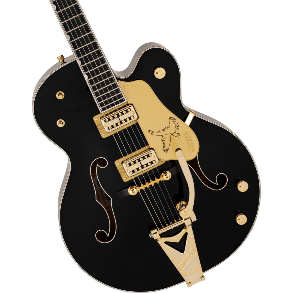 GRETSCH グレッチ G6136T-59 Vintage Select Limited Edition ’59 Falcon Hollow Body with Bigsby Black エレキギター フルアコ ボディ画像