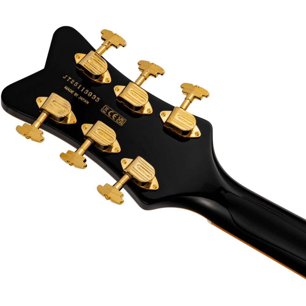 GRETSCH グレッチ G6136T-59 Vintage Select Limited Edition ’59 Falcon Hollow Body with Bigsby Black エレキギター フルアコ ヘッドバック画像