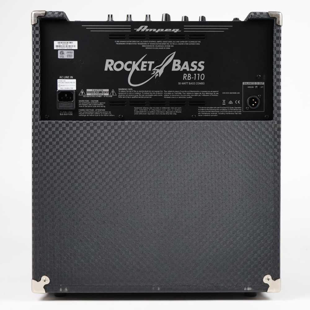 【中古】 Ampeg RB-110 ベースアンプ コンボ 本体画像 裏