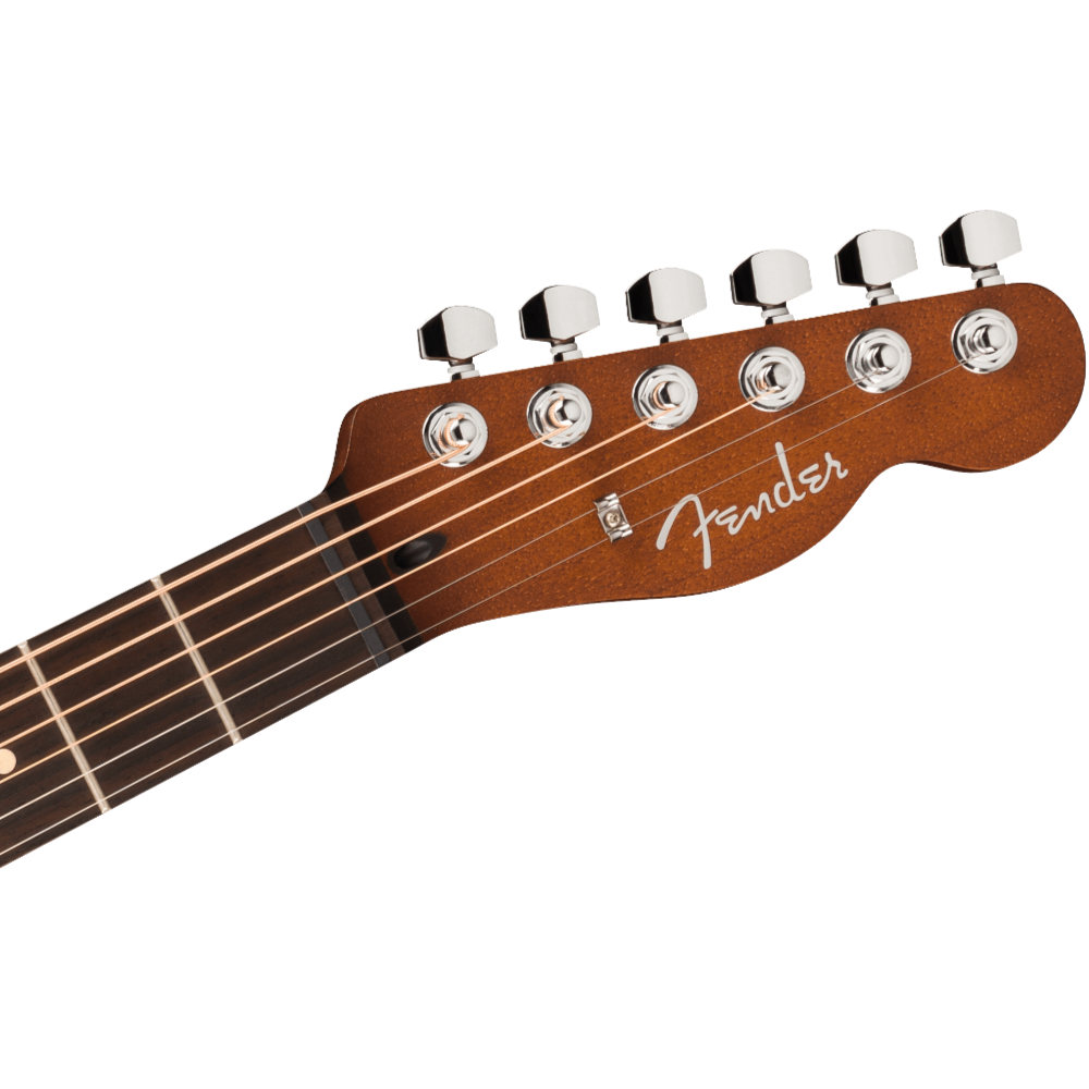 Fender フェンダー FSR Acoustasonic Standard Telecaster Arctic Gold エレクトリックアコースティックギター ヘッド画像