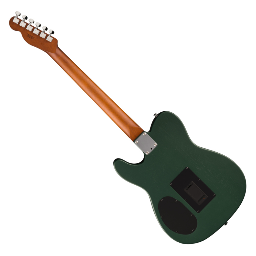 Fender フェンダー FSR Acoustasonic Standard Telecaster British Racing Green エレクトリックアコースティックギター バック画像