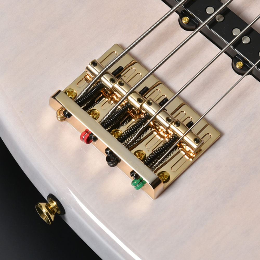 BACCHUS バッカス Global Series WL4-STD/RSM SSW GD エレキベース ゴールドハードウェア仕様 ブリッジ部