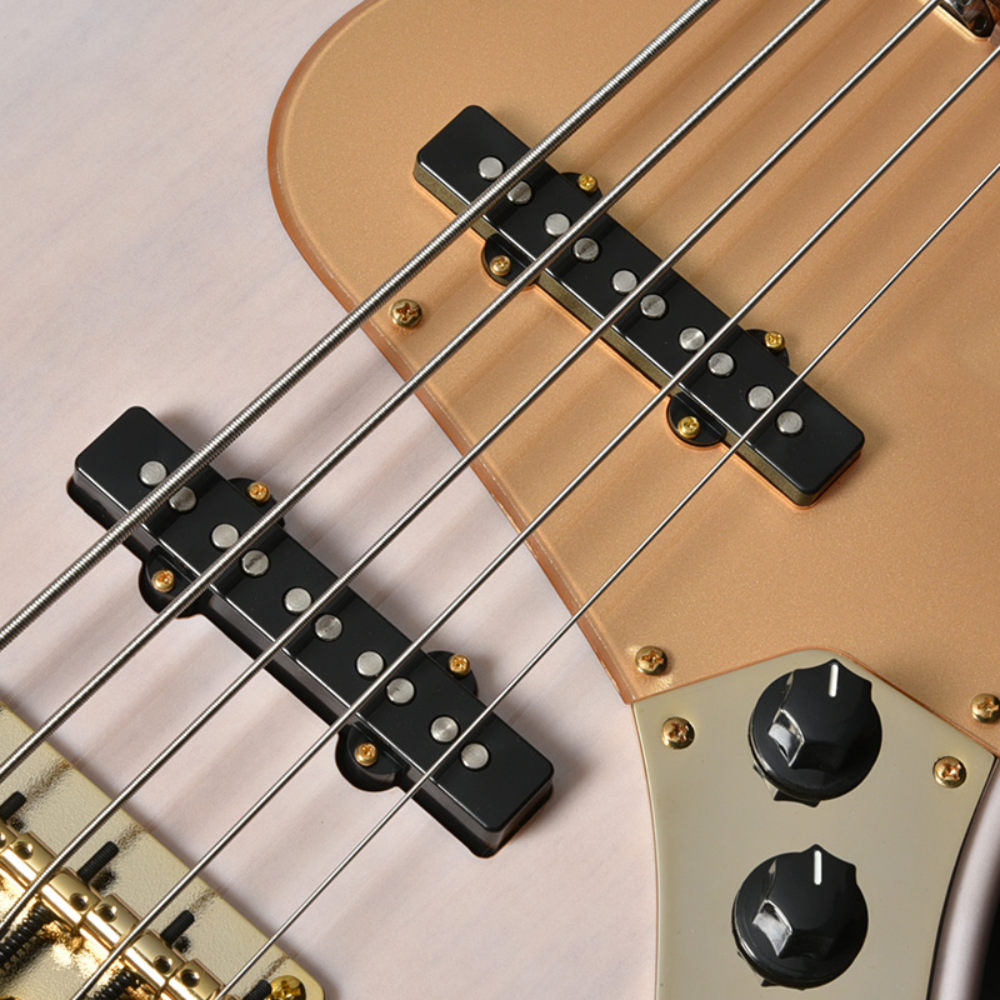 BACCHUS バッカス Global Series WL5-STD/RSM SSW GD エレキベース 5弦ベース ゴールドハードウェア仕様 ピックアップ部