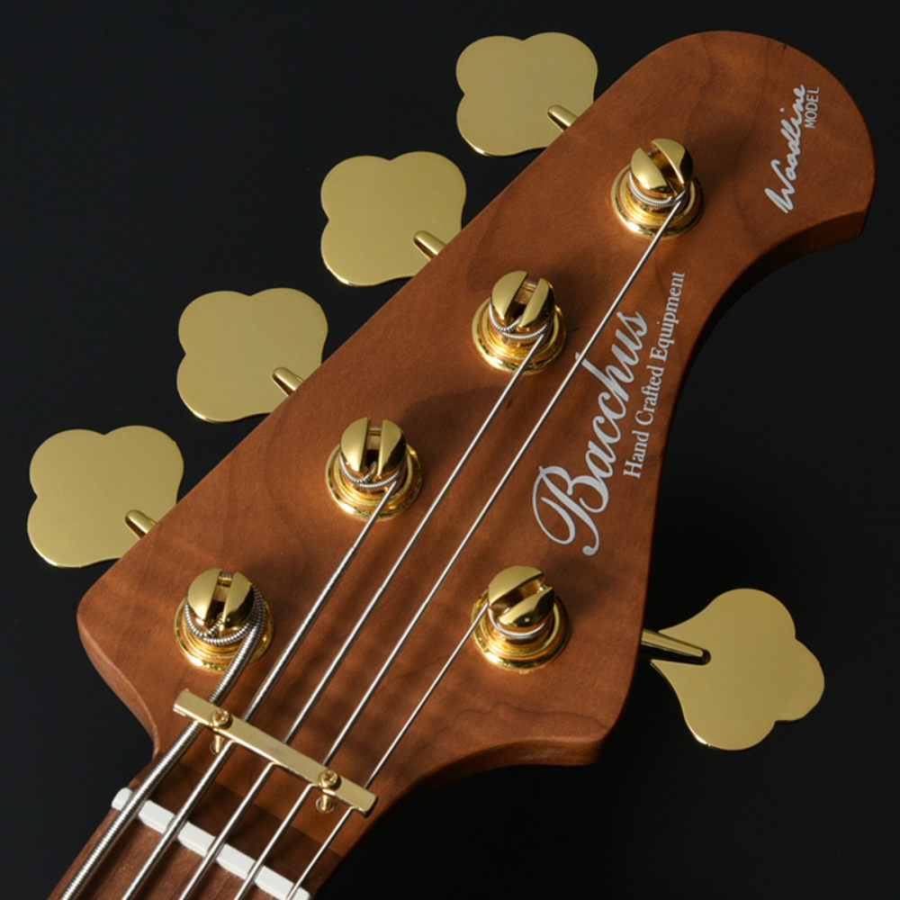 BACCHUS バッカス Global Series WL5-STD/RSM SSW GD エレキベース 5弦ベース ゴールドハードウェア仕様 ヘッド部
