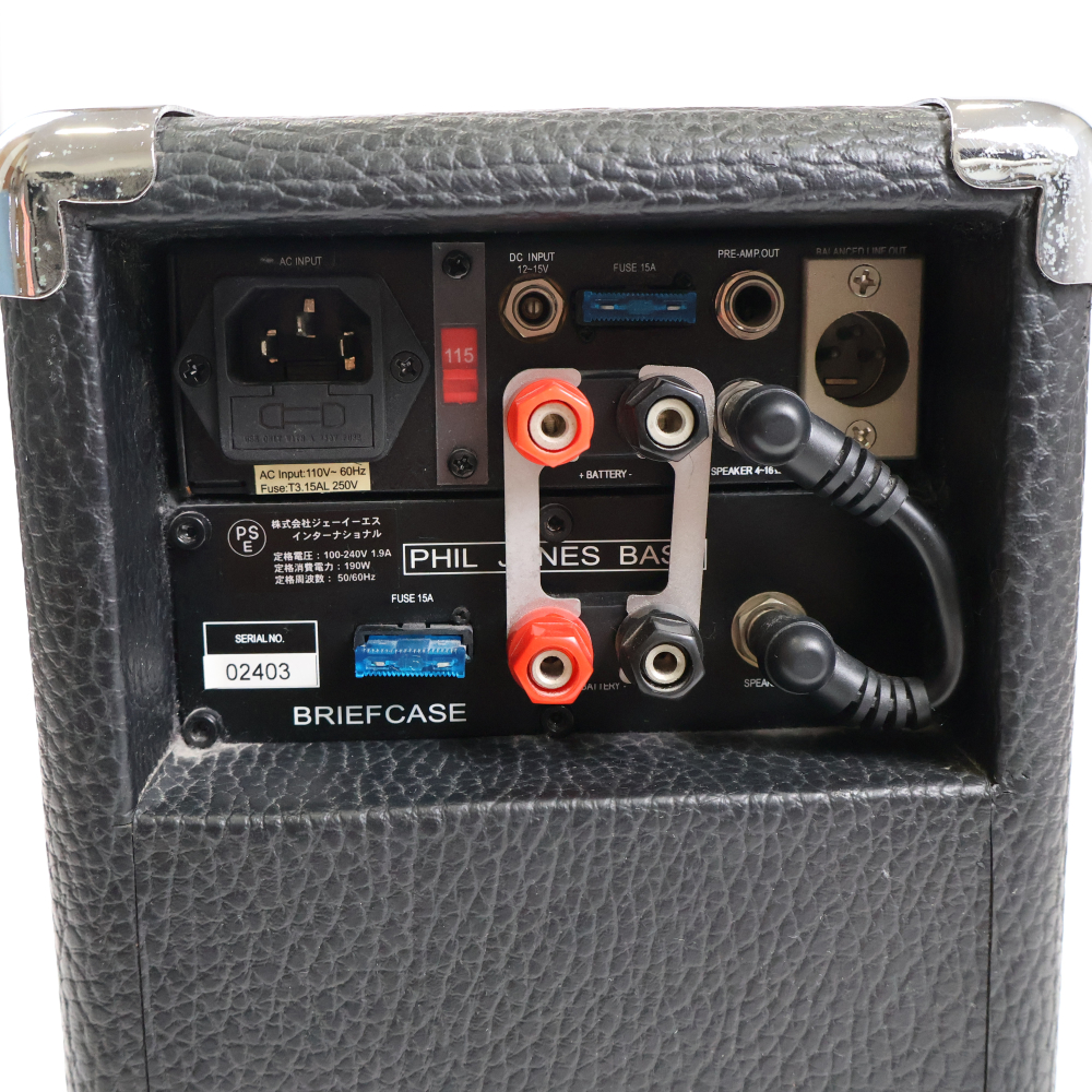 【中古】 ベースコンボアンプ PHIL JONES BASS BRIEFCASE フィルジョーンズベース ベースアンプ 詳細画像