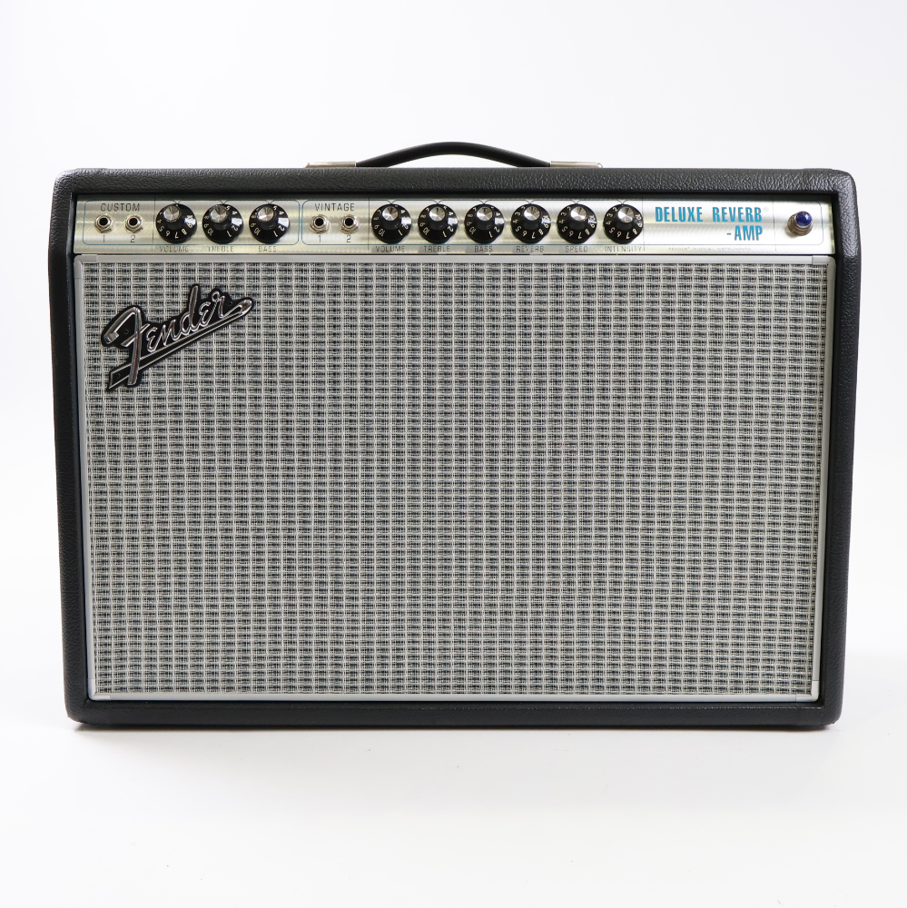 【中古】 ギターコンボアンプ フェンダー Fender 68 Custom Deluxe Reverb デラックスリバーブ 銀パネリイシュー 詳細画像