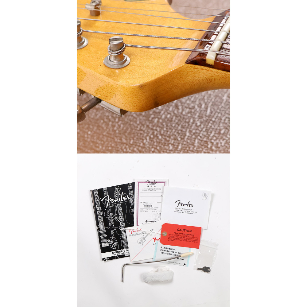 【中古】 エレキギター Fender Amerincan Vintage ’62 Jaguar Vintage White 2007年製 フェンダー ジャガー 付属品、汚れ