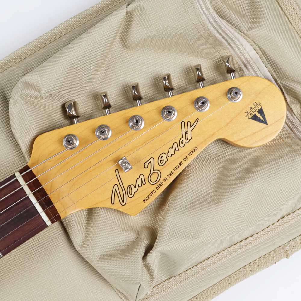 【中古】 エレキギター Vanzandt STV-R2 Black 2024年製 ST 60sスタイル Type-4ネック アルダーボディー インディアンローズウッド指板 ラウンド張り ヴァンザント ヘッド画像