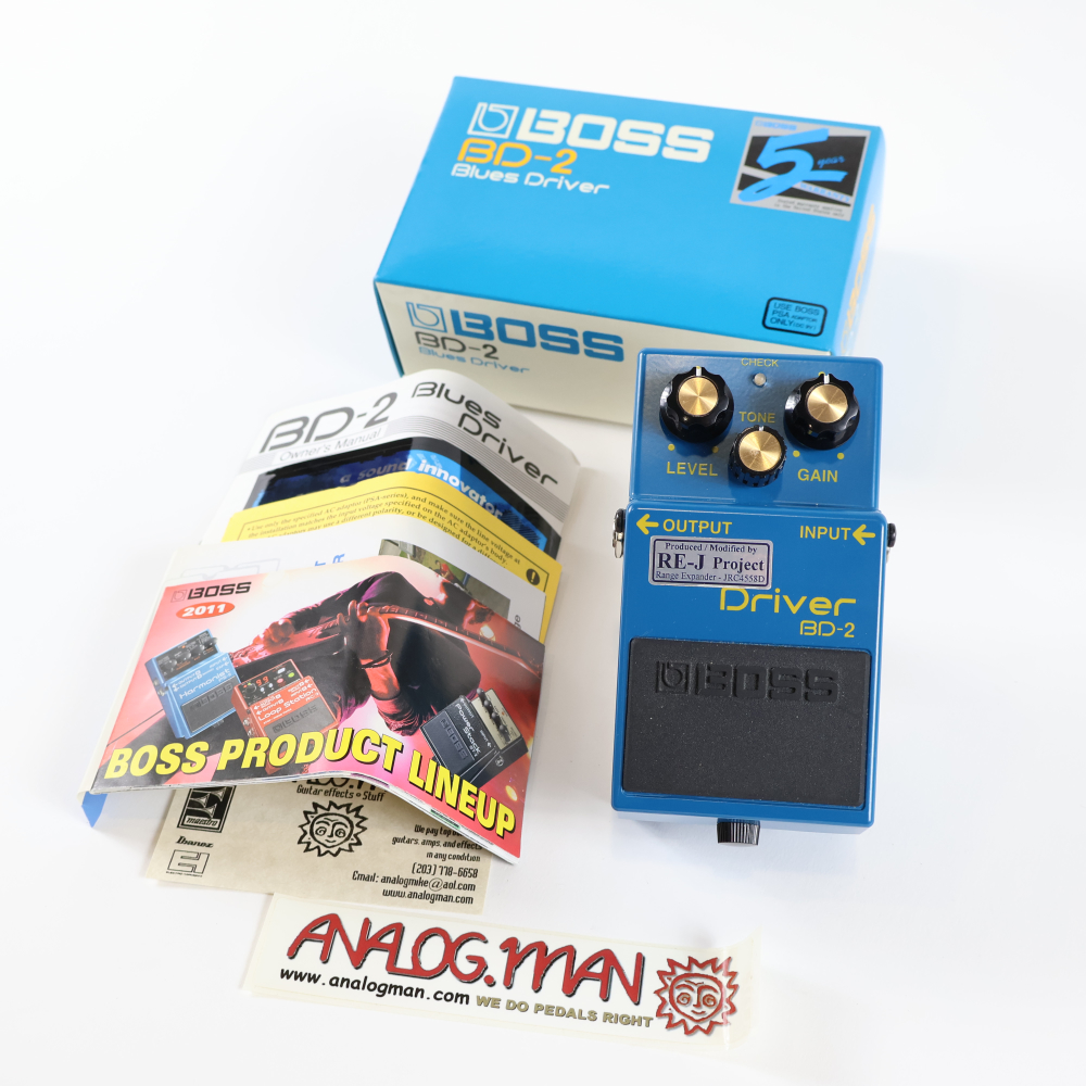 ギター BOSS BD-2 / super RE-J Project 中古】 ANALOG.MAN RE-J Project BOSS BD-2 Super Blues Driver Mod
