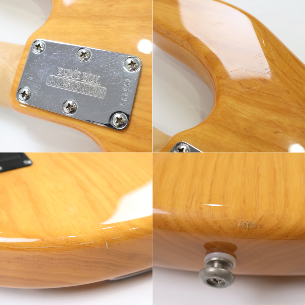【中古】 エレキベース Music Man StingRay Natural Maple FingerBoard 2008年製 ミュージックマン スティングレイ 3バンドEQ搭載 詳細画像