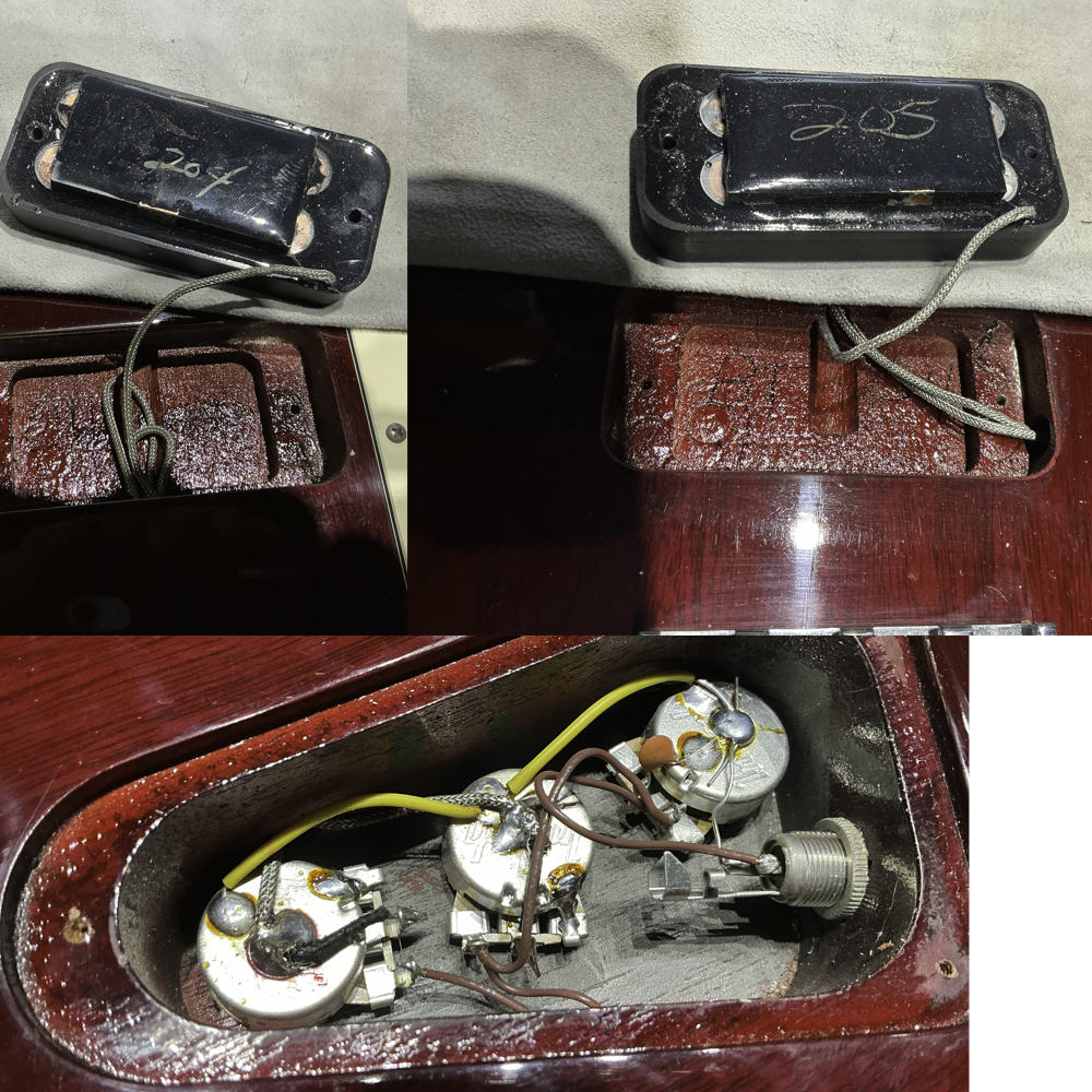 【中古】Gibson ギブソン Thunderbird Studio Cherry 2005年製 サンダーバード スタジオ 4弦エレキベース ピックアップ