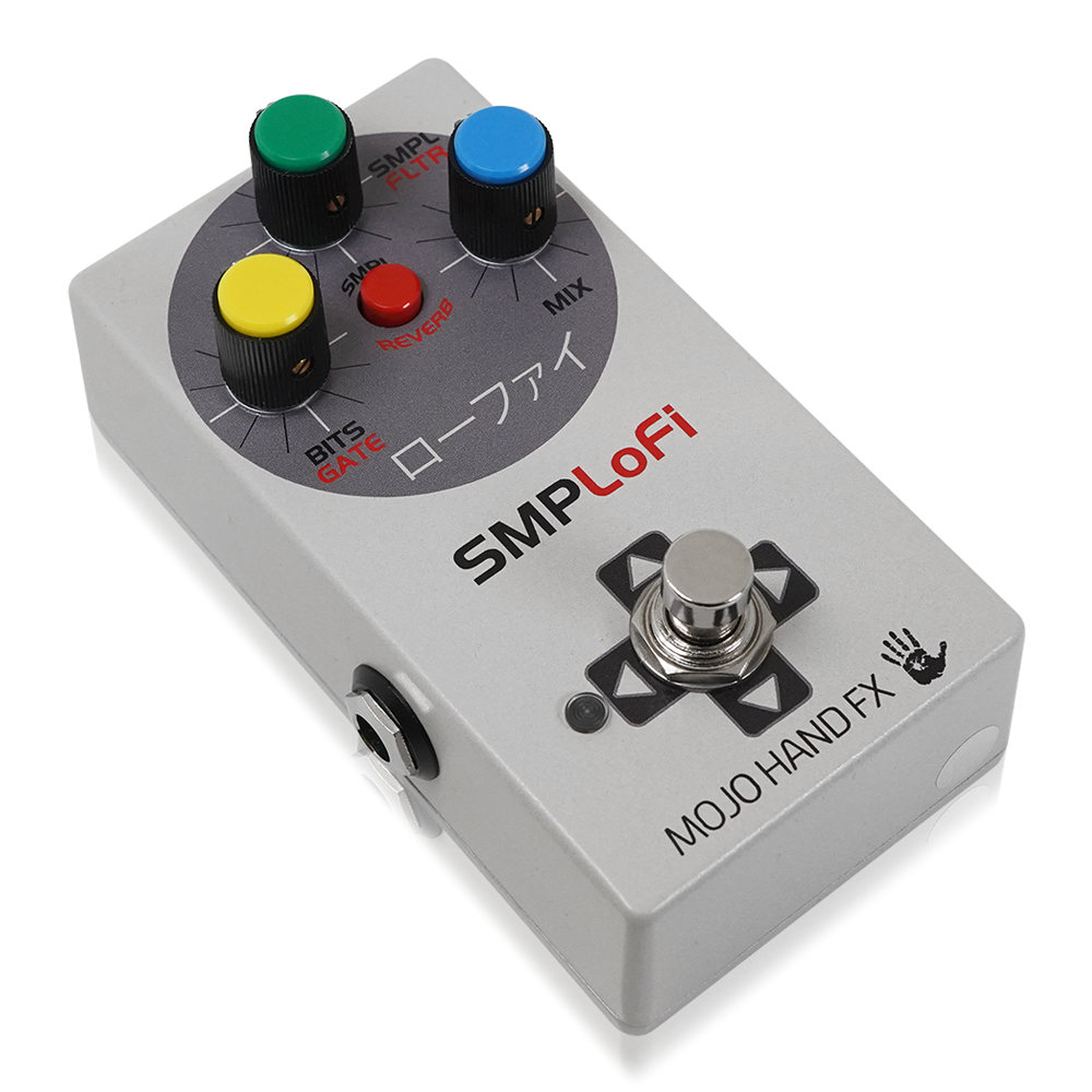 Mojo Hand Fx モジョハンドエフェクツ SMPLoFi ギターシンセ ギターエフェクター 斜めアングル画像