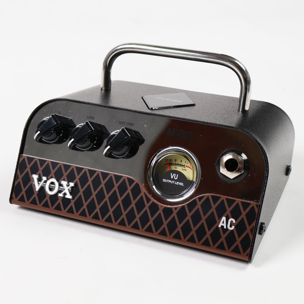 【中古】 ギターアンプ ヘッド VOX MV50-AC 小型ギターアンプヘッド 真空管アンプ Nutube 本体画像 斜め