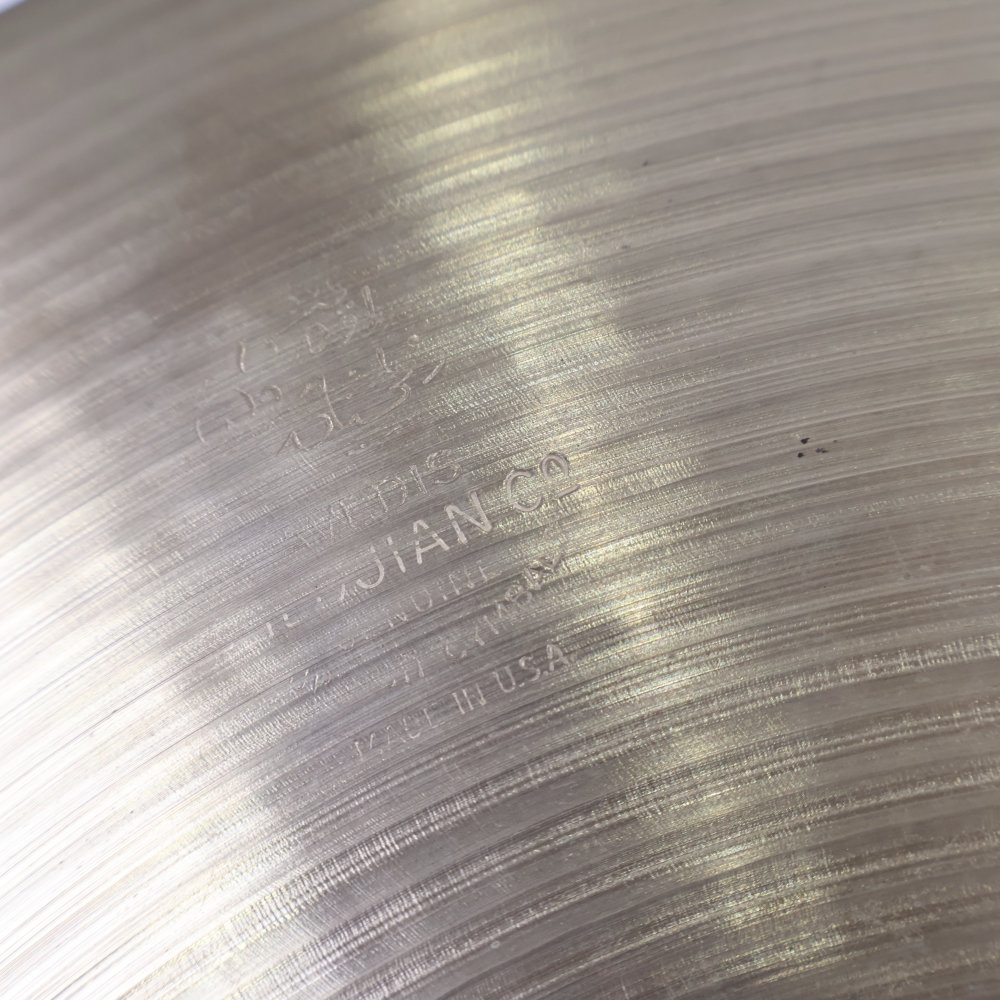 【中古】 ハイハットシンバル ジルジャン ZILDJIAN A Zildjian ROCK HI HAT 15インチ ペア 70s〜80s ビンテージシンバル アップ