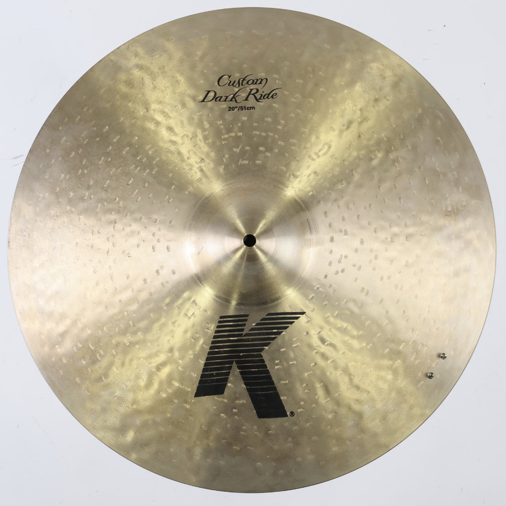 【中古】 リベット付きライドシンバル ジルジャン ZILDJIAN K.Zildjian K Custom Dark Ride 20インチ ライドシンバル