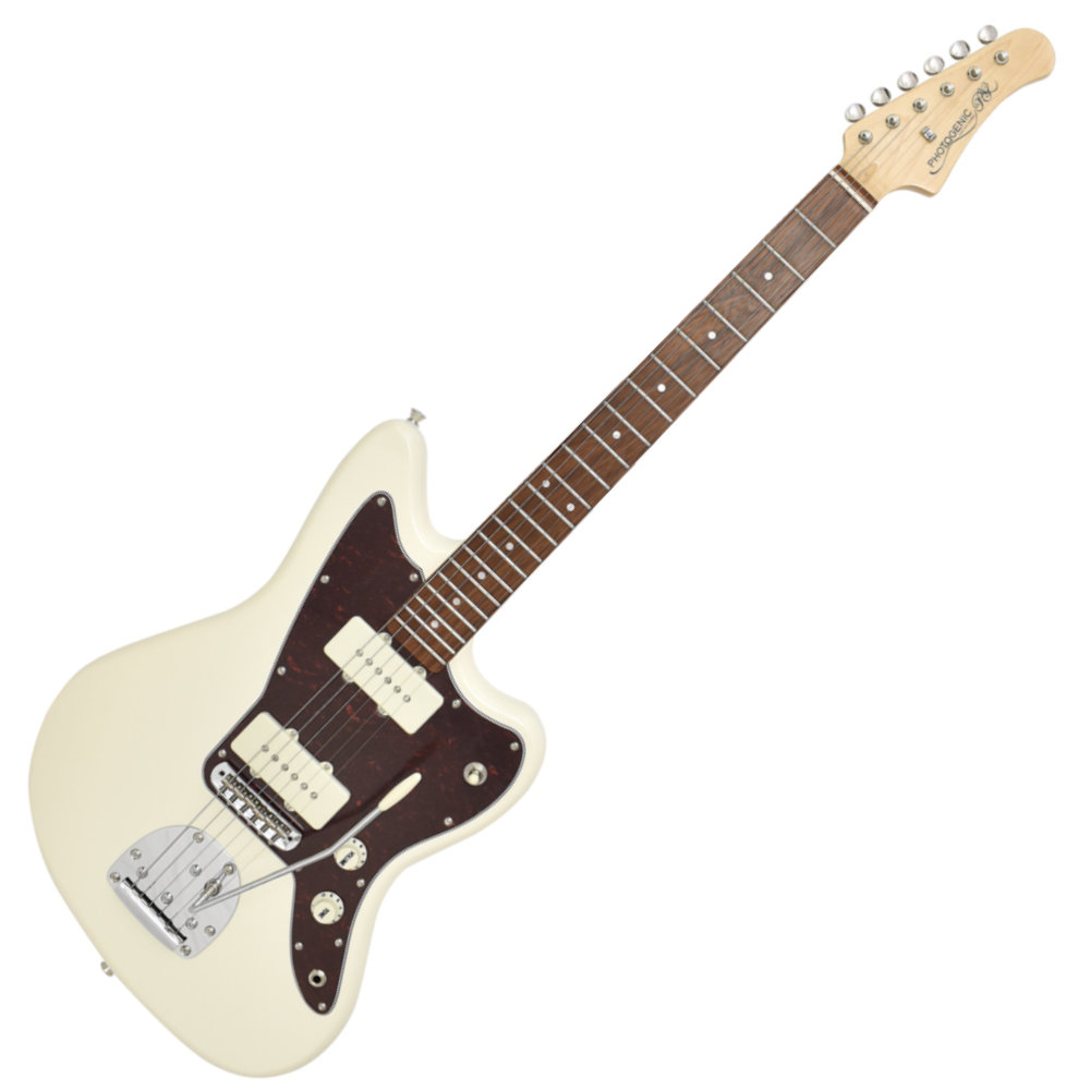 エレキギター PHOTOGENIC JM-220 OW ジャズマスタータイプ JM ホワイト フォトジェニック