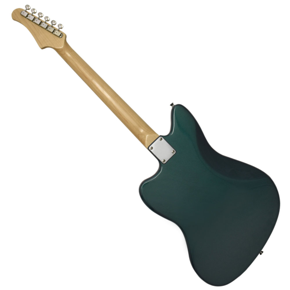 エレキギター PHOTOGENIC JM-220 MDT ジャズマスタータイプ JM メタリックグリーン フォトジェニック ボディバック