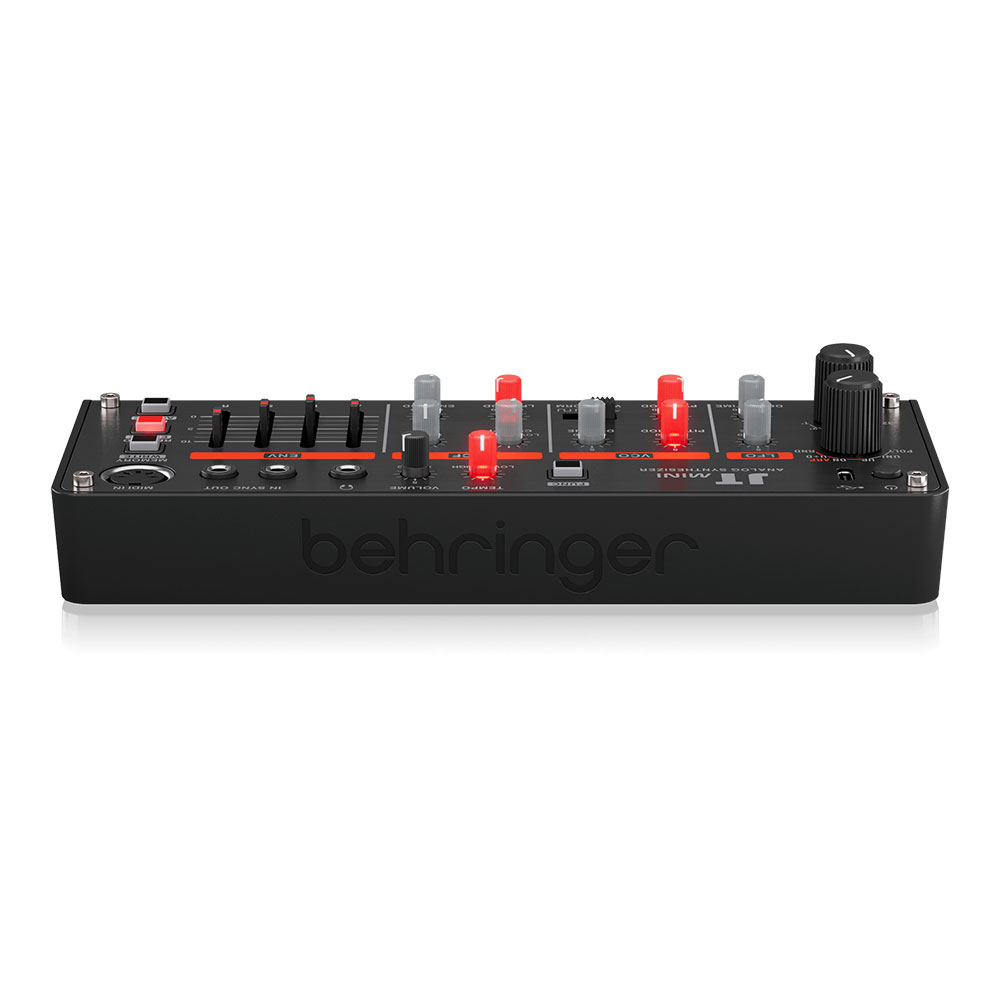 BEHRINGER JT MINI シンセサイザー 3VCO/マルチモードVCF/アルペジエーター/16ステップモーションシーケンサー搭載 背面