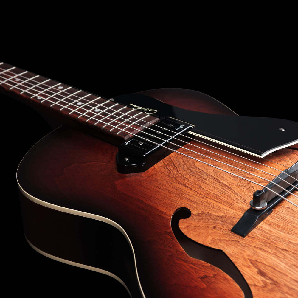 Godin ゴダン 5th Avenue Kingpin P90 Vintage Burst エレキギター フルアコギター fホール画像