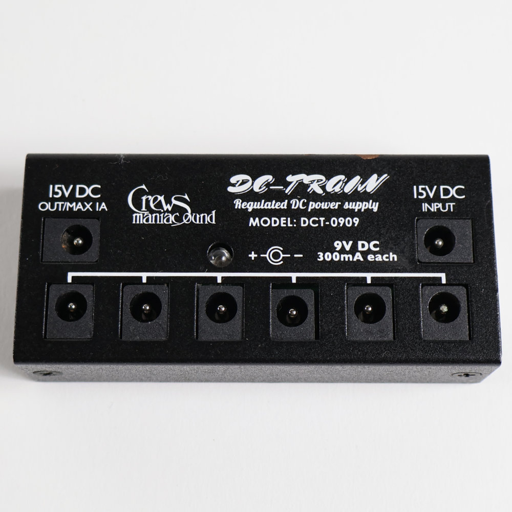 【中古】 パワーサプライ CREWS MANIAC SOUND DCT-0909 DC-TRAIN 正面